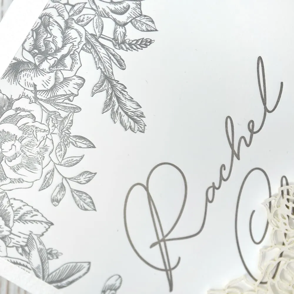 Roseline Fancy Luxury Suite & Laser Cut Wedding Invitation
