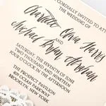 Chantilly Lace Fancy Luxury & Laser Cut Wedding Invitation