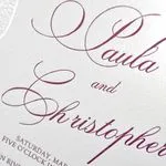 Delicate Sparkle Elegant Fancy Luxury Wedding Invitation