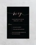 Enviable Galactic Pink Foil Wedding Invitation
