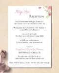 Animal and Floral Invitation Vellum Wrapped Vietnamese & English Wedding Invitation