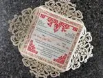 Bride and Groom under Tree Laser Cut Wedding Invitation