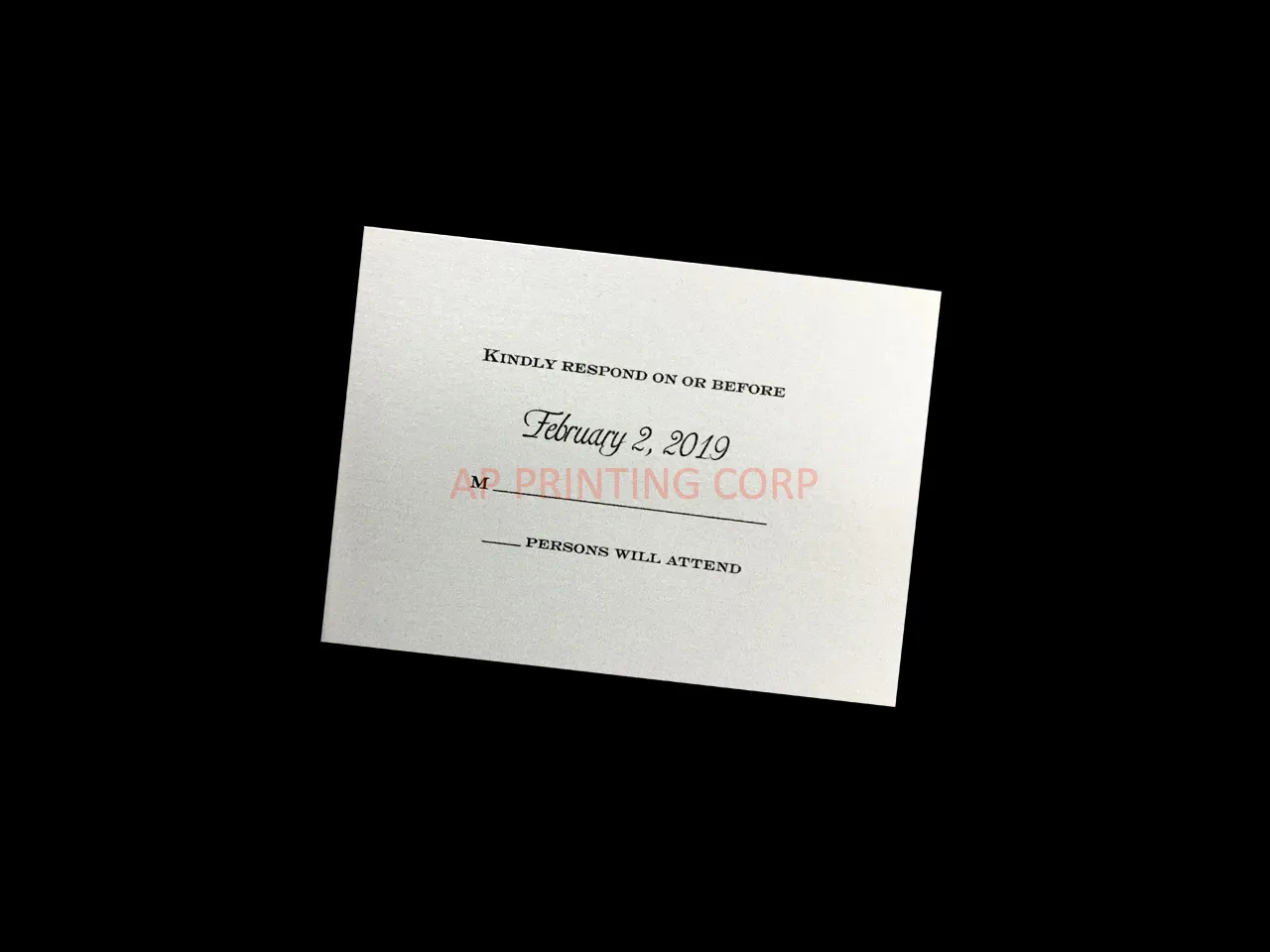 Wrapped in Love [CC-80] Fancy Luxury Wedding Invitation