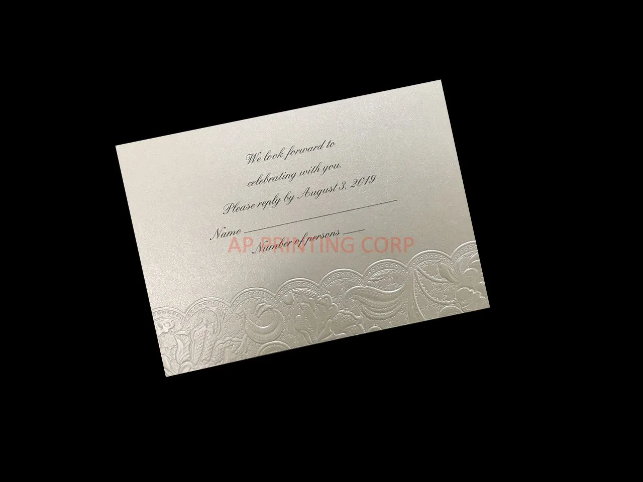 Couture Lace CC-66 Fancy Luxury Wedding Invitation