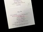 K778-Overlay [I-12] Vietnamese & English Wedding Invitation