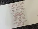 K8434 [I-10] Vietnamese & English Wedding Invitation