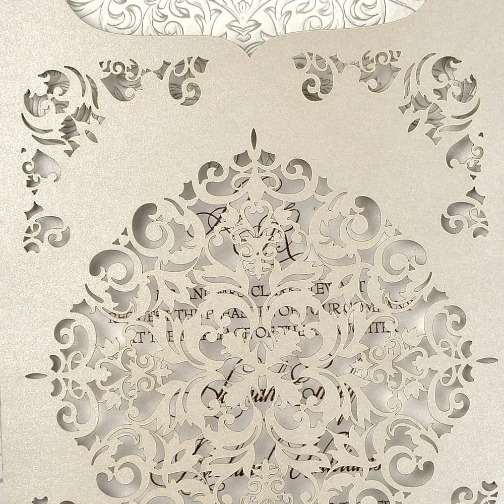 Corelli Fancy Luxury Suite & Laser Cut Wedding Invitation