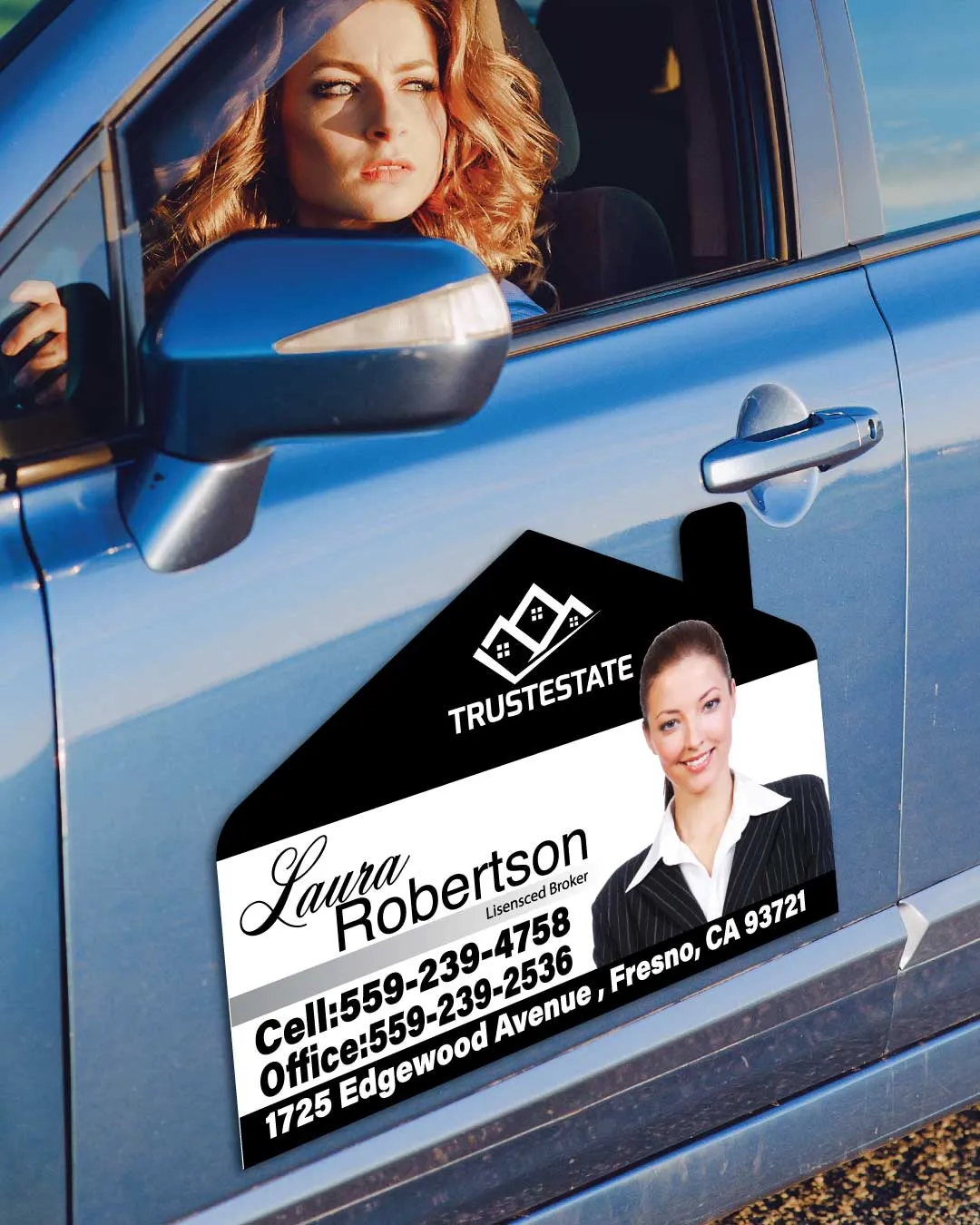 House Shape Car Magnets