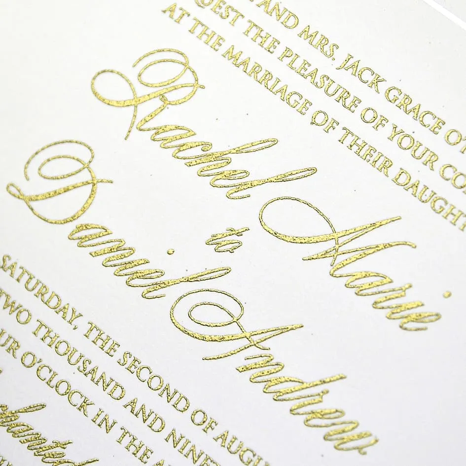 Francesco Suite Elegant Fancy Luxury Wedding Invitation