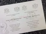 K9899 [I-11] Romantic Simplicity Hearts Wedding Invitation