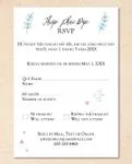 Beautiful Doves Vellum Wrapped Vietnamese & English Wedding Invitation