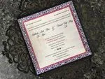 Elegant Lace Laser Cut Pocket Wedding Invitation