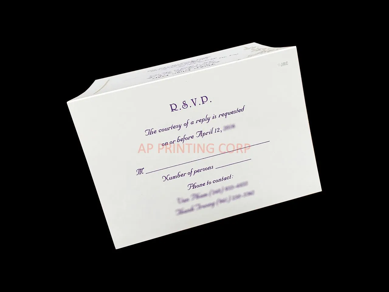 K778-Wrap [I-12] Vietnamese & English Wedding Invitation