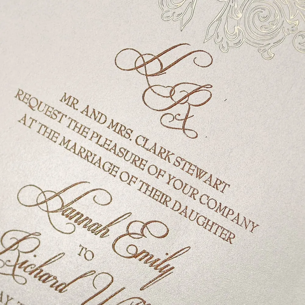 Corelli Fancy Luxury Suite & Laser Cut Wedding Invitation