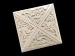 Burgundy Rose Laser Cut Wrap Wedding Invitation