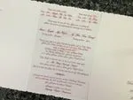 K8434 [I-10] Vietnamese & English Wedding Invitation