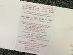 K8434 [I-10] Vietnamese & English Wedding Invitation