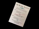 Blush Rose Laser Cut Wedding Invitation