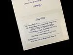 Fancy Pearl Border [CC-25] Vietnamese & English Wedding Invitation