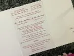 K8434 [I-10] Vietnamese & English Wedding Invitation