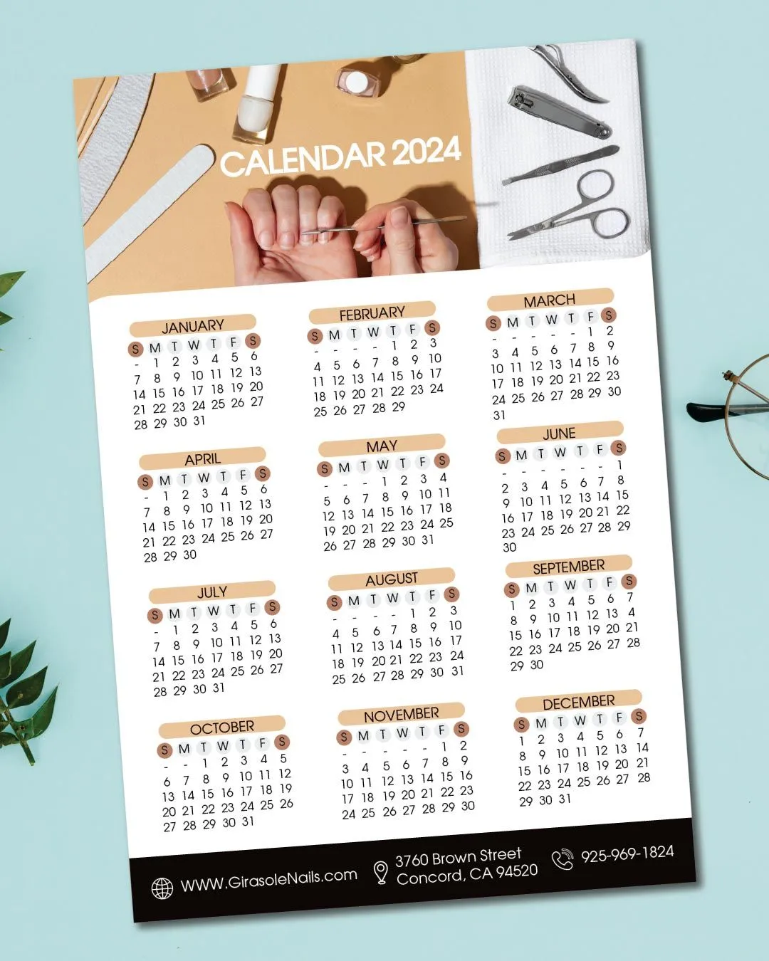Beauty Poster Calendar