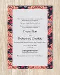 Lively Spring Flowers Indian Wedding Invitation