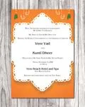 Chaturthi Festival Elegant Indian Wedding Invitation