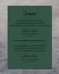Design Boho Photo Simple Flat 5x7 Spanish & English Wedding Invitation