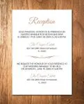 Simple Photo Invitation Simple Flat 5x7 Spanish & English Wedding Invitation