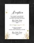 Luxury Gradient Photo Simple Flat 5x7 Spanish & English Wedding Invitation
