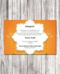 Chaturthi Festival Elegant Indian Wedding Invitation