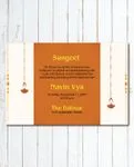 Diwali Decorative Greetin Indian Wedding Invitation