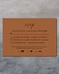 Design Boho Photo Simple Flat 5x7 Spanish & English Wedding Invitation