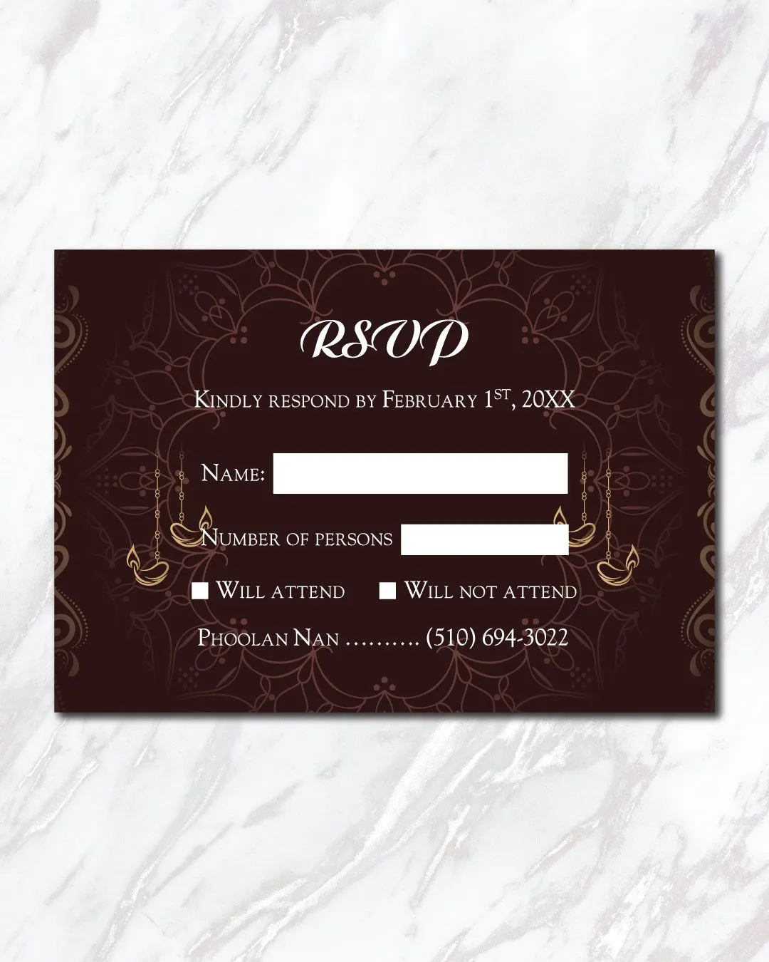 Ganesh Chaturthi Festival Indian Wedding Invitation