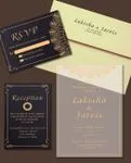 Indian Golden Mandala Acrylic Wedding Invitation