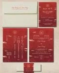 Ombre Lanterns Simple Flat 5x7 Wedding Invitation