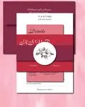 Simple Pink Simple Flat 5x7 Wedding Invitation