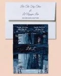 Winter Forest Simple Flat 5x7 Wedding Invitation