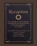 Indian Golden Mandala Acrylic Wedding Invitation