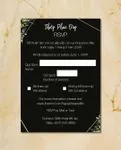 Leaves Gold Frames Vellum Wrapped Vietnamese & English Wedding Invitation