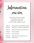 Black Ornamental Corners Acrylic Wedding Invitation