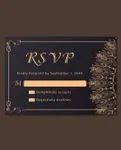 Indian Golden Mandala Acrylic Wedding Invitation