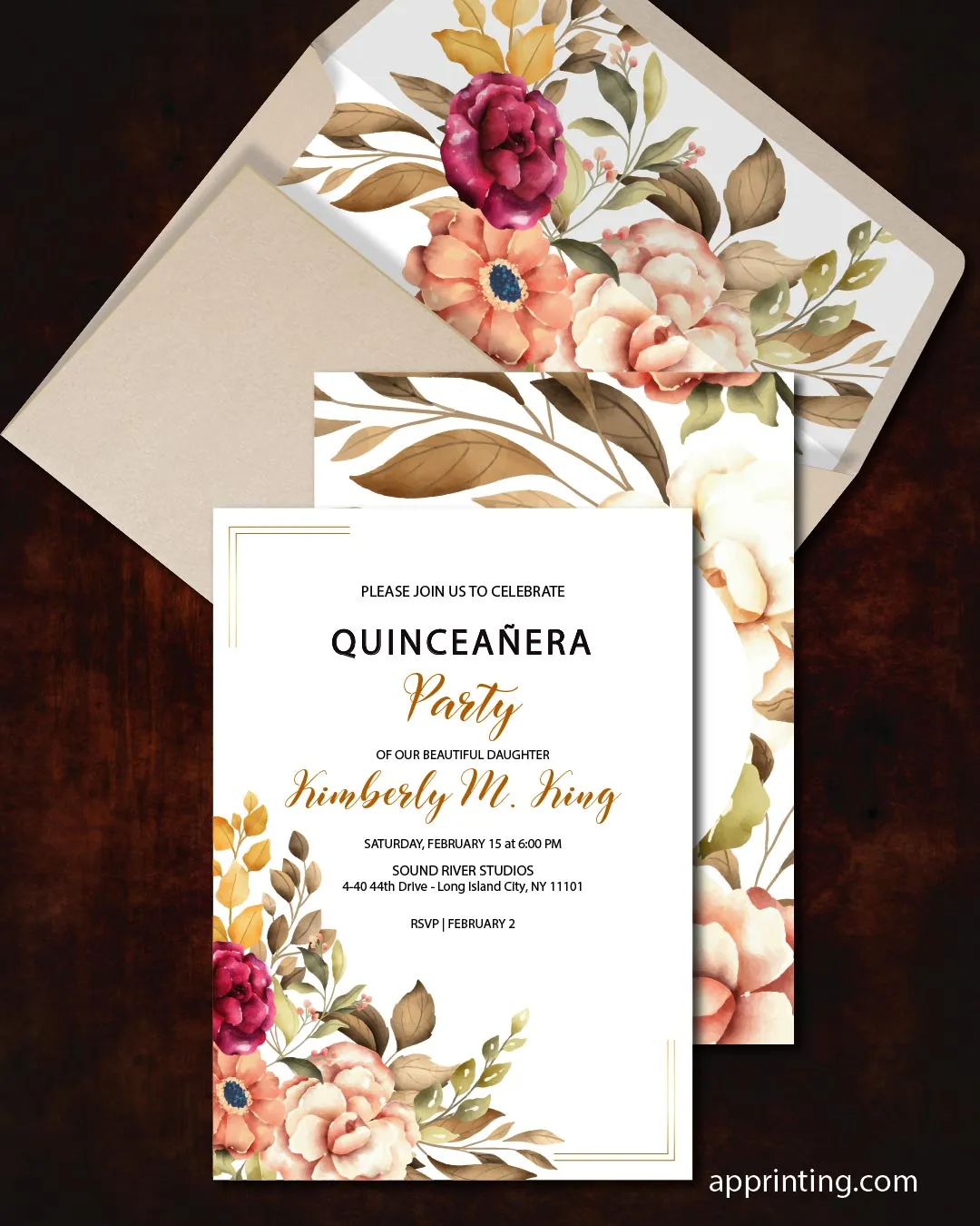 Quinceanera Flowers with Cool Tones 2