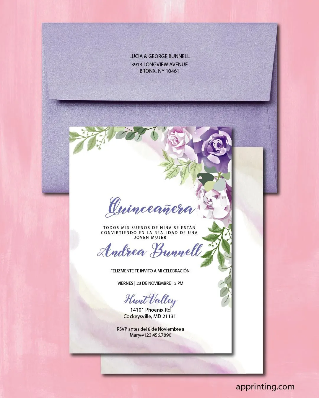 Quinceanera Lavender Elegance 3
