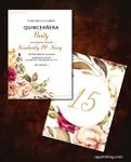 Quinceanera Flowers with Cool Tones 1