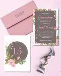 Quinceanera Soft Pink Border 1