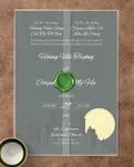 Moon in the City Vellum Wrapped Vietnamese & English Wedding Invitation