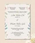 Light Pink Roses Acrylic Wedding Invitation