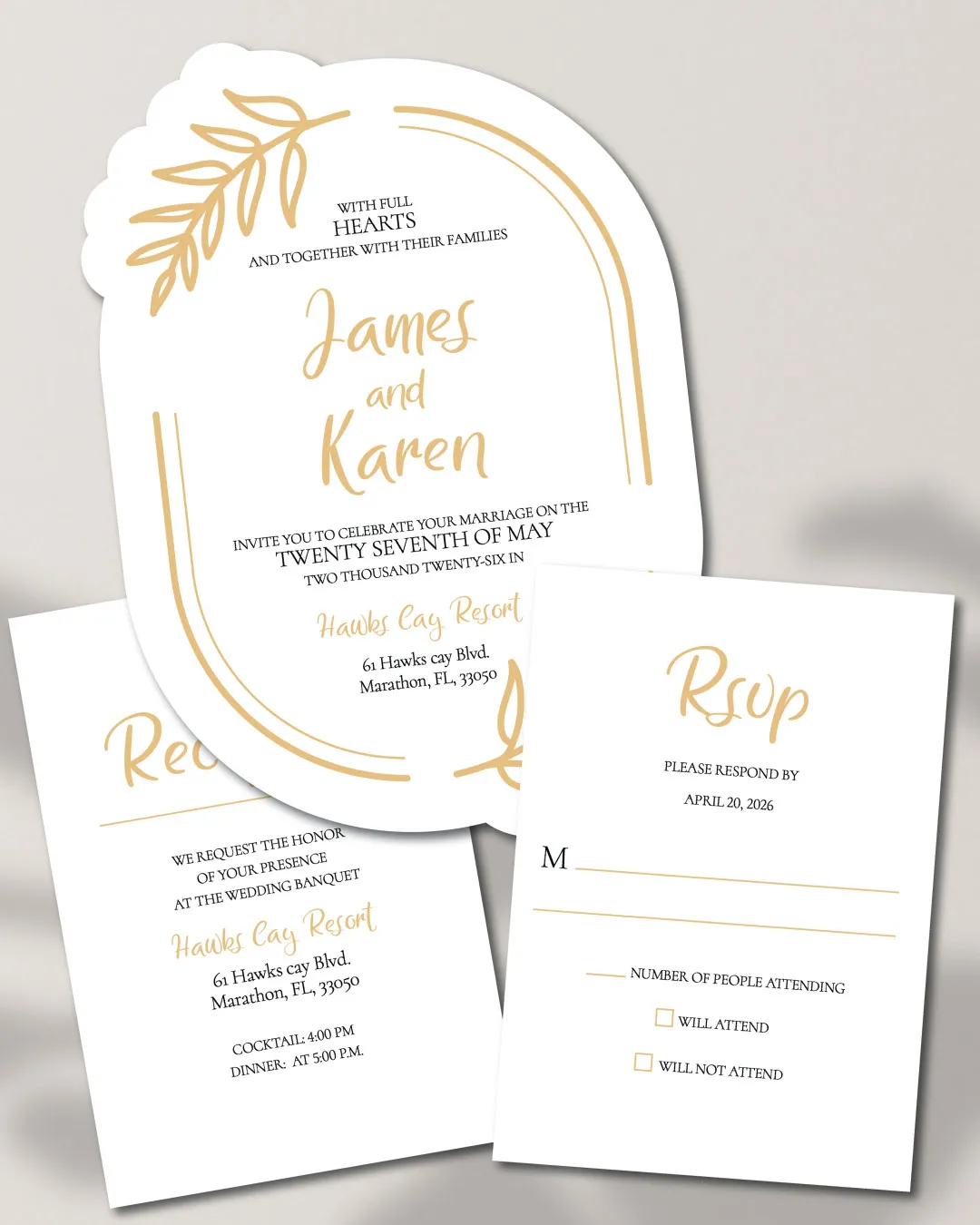 Love in Bloom Unique Style Wedding Invitations 1