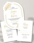 Love in Bloom Unique Style Wedding Invitations 1